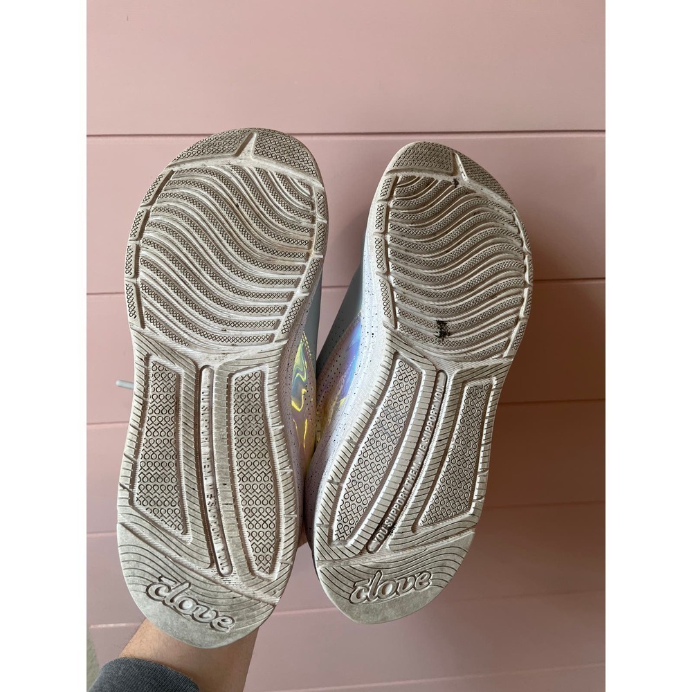 Clove Light Blue Holographic Limited Edition Nursing Tennis Shoes - Picture 8 of 9